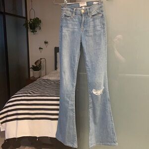 Frame Le High Flare Jeans Size 24